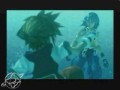 Riku and Sora in the wave